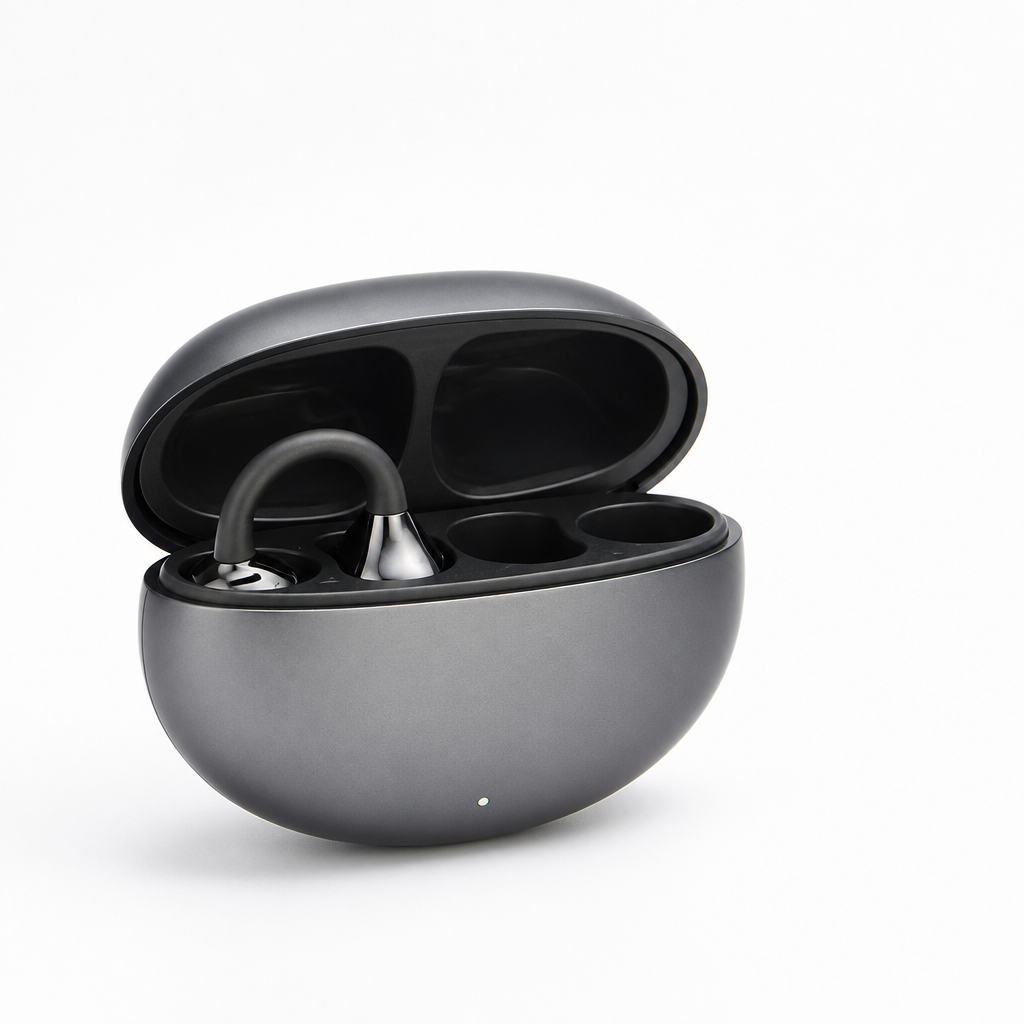 Open-Ear Clip-On Wireless Earbuds (AI Call Noise Cancellation)