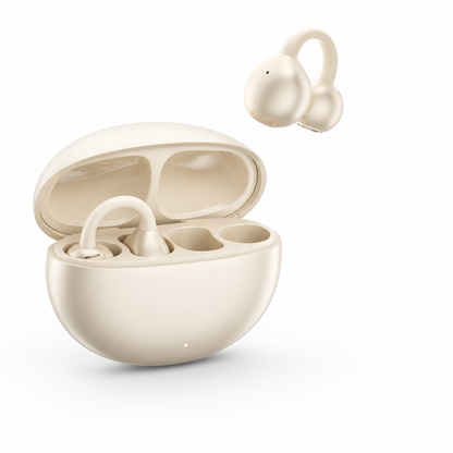 Open-Ear Clip-On Wireless Earbuds (AI Call Noise Cancellation)