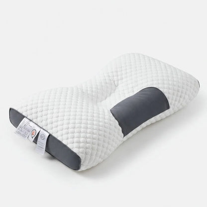 Orthopedic Neck Pillow 3D Contoured Adjustable Thickness Machine-Washable Cover