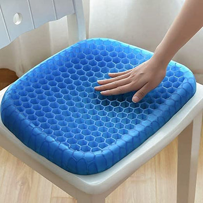 Orthopedic Seat Cushion Honeycomb Gel Removable Cover