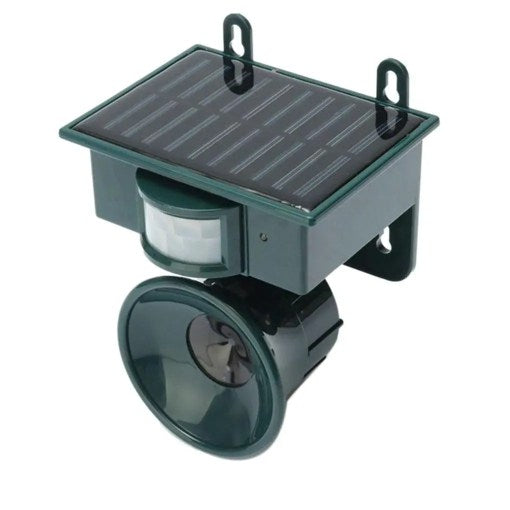 Outdoor Bird Repellent Motion-Activated Ultrasonic Solar-Powered