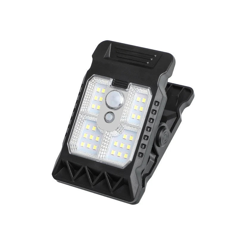 Outdoor Clip Light Motion-Activated Solar & USB-C Rechargeable