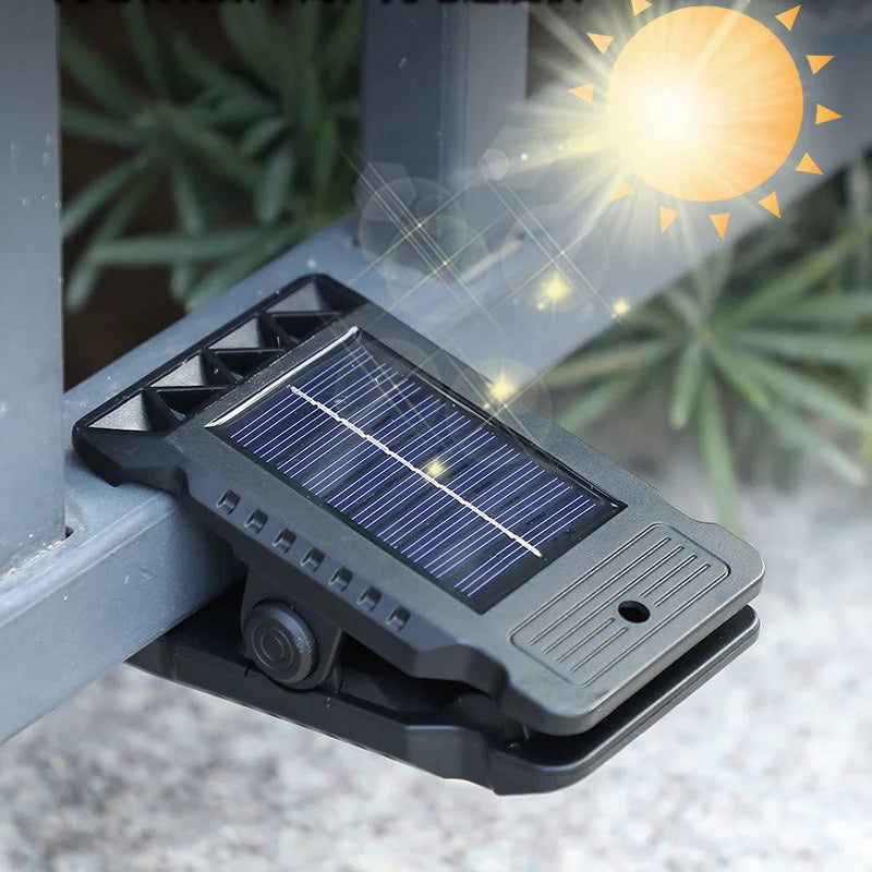 Outdoor Clip Light Motion-Activated Solar & USB-C Rechargeable