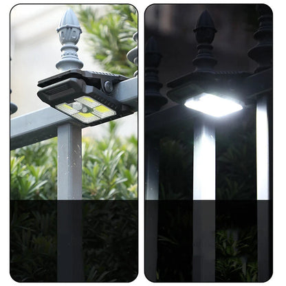 Outdoor Clip Light Motion-Activated Solar & USB-C Rechargeable
