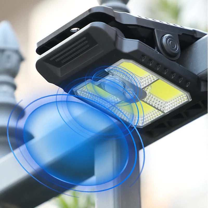 Outdoor Clip Light Motion-Activated Solar & USB-C Rechargeable