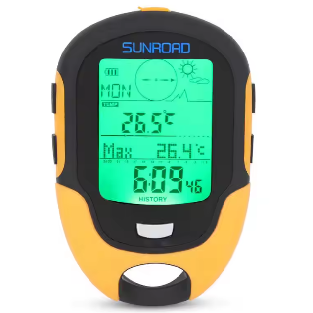 Outdoor GPS Tracker Altimeter & Barometer USB Rechargeable