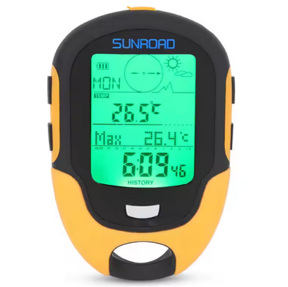 Outdoor GPS Tracker Altimeter & Barometer USB Rechargeable