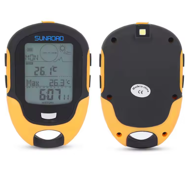 Outdoor GPS Tracker Altimeter & Barometer USB Rechargeable
