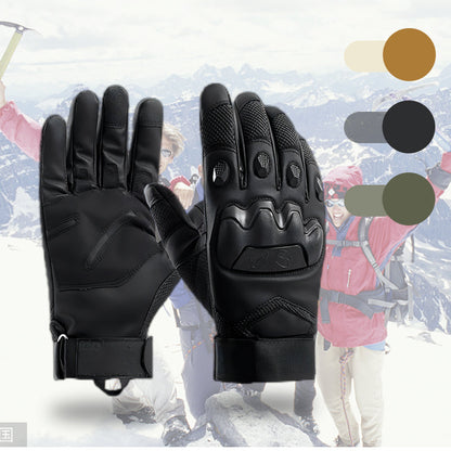 Outdoor Grip Gloves Microfiber Anti-Slip Palm & Reinforced Knuckles
