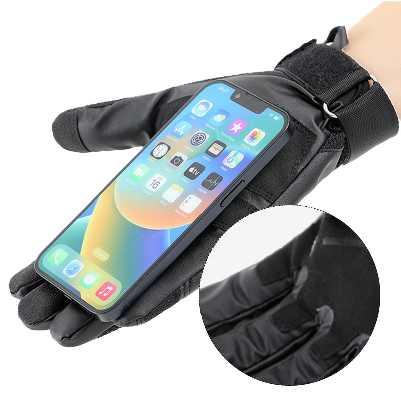 Outdoor Grip Gloves Microfiber Anti-Slip Palm & Reinforced Knuckles