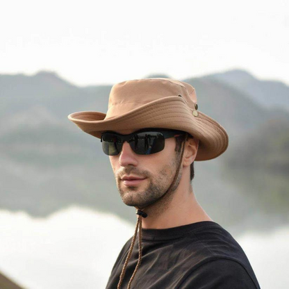 Outdoor Hat UPF 50 Water-Repellent Adjustable Chin Strap