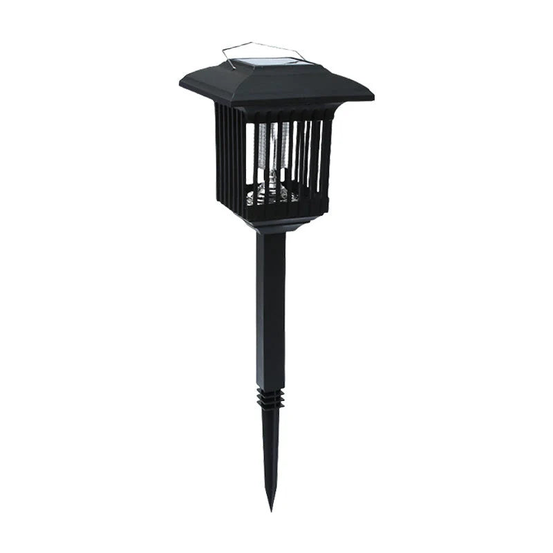 Outdoor Insect Zapper Solar-Powered Dual UV Light Weatherproof