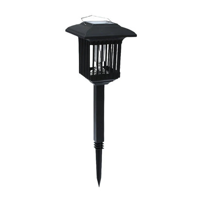 Outdoor Insect Zapper Solar-Powered Dual UV Light Weatherproof