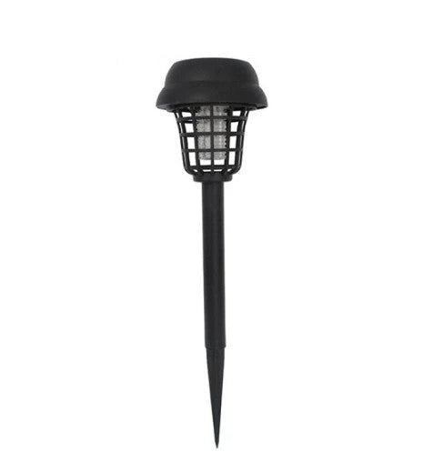 Outdoor Insect Zapper Solar-Powered Dual UV Light Weatherproof