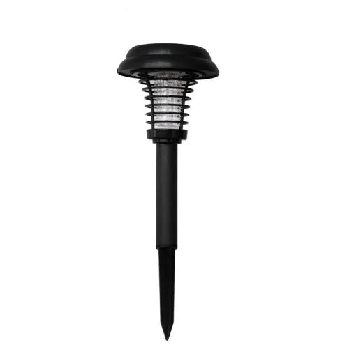 Outdoor Insect Zapper Solar-Powered Dual UV Light Weatherproof