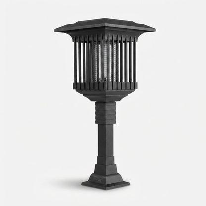 Outdoor Insect Zapper Solar-Powered Dual UV Light Weatherproof