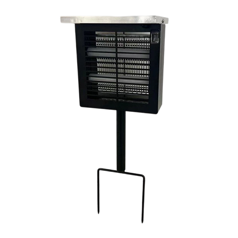 Outdoor Insect Zapper Solar-Powered UV Light Weatherproof