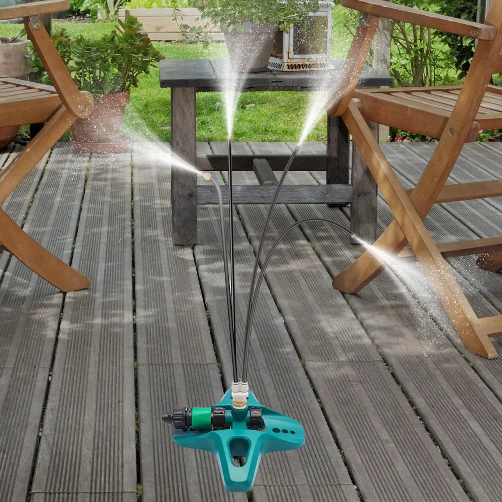 Outdoor Misting System Adjustable Nozzles Hose Connection
