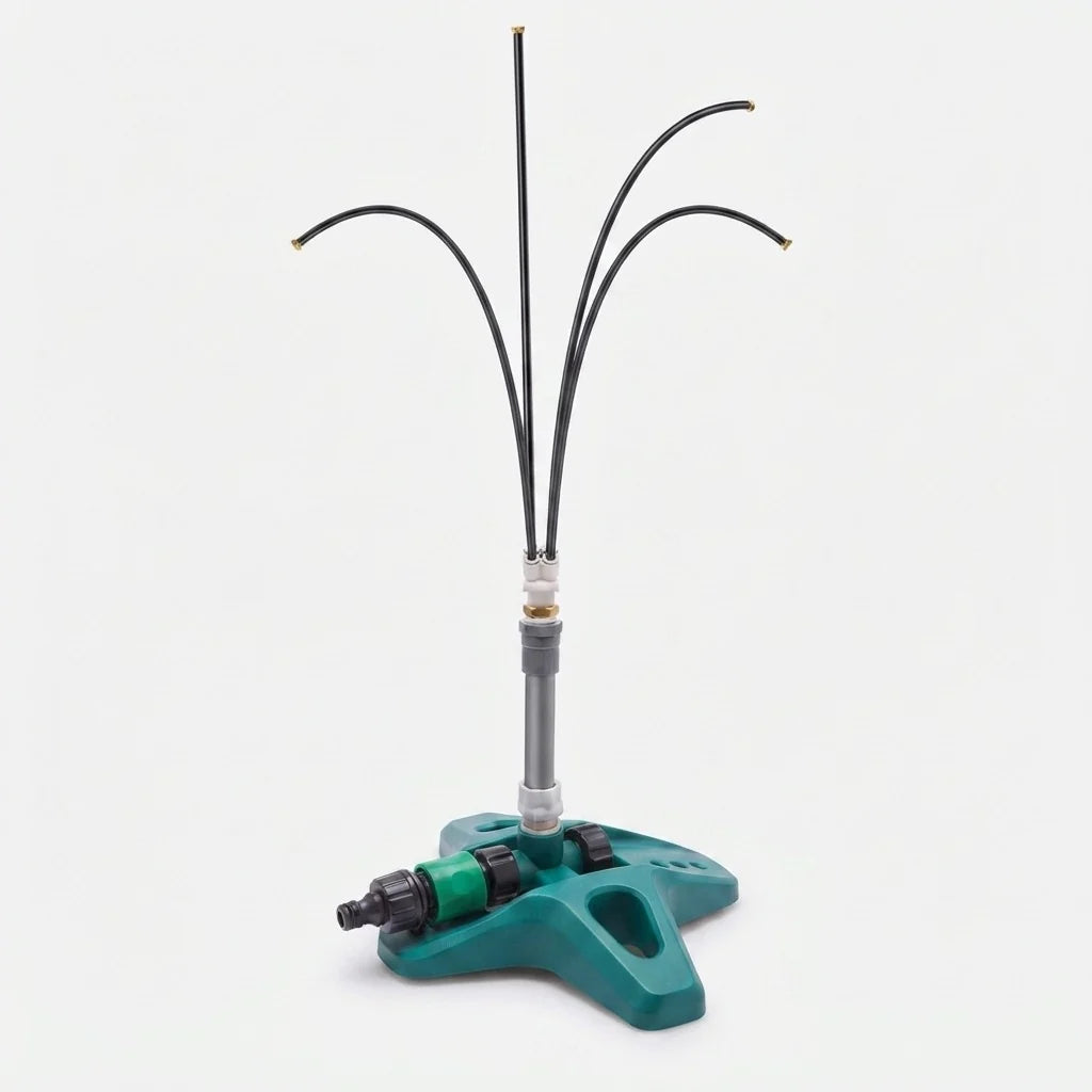 Outdoor Misting System Adjustable Nozzles Hose Connection