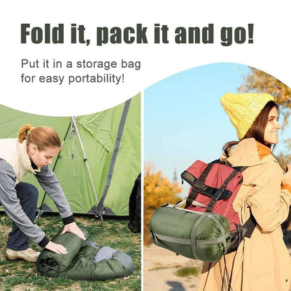 Outdoor Sleeping Bag 4-Season Ultralight & Compact Waterproof Polyester