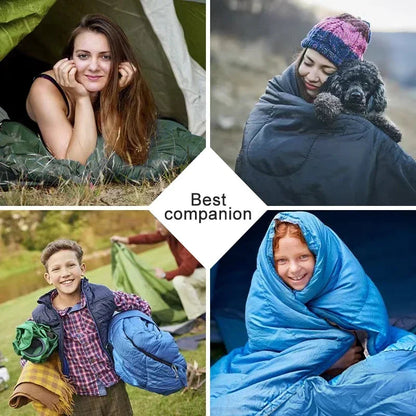 Outdoor Sleeping Bag 4-Season Ultralight & Compact Waterproof Polyester