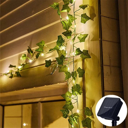 Outdoor Solar String Lights Floral Warm White Weatherproof