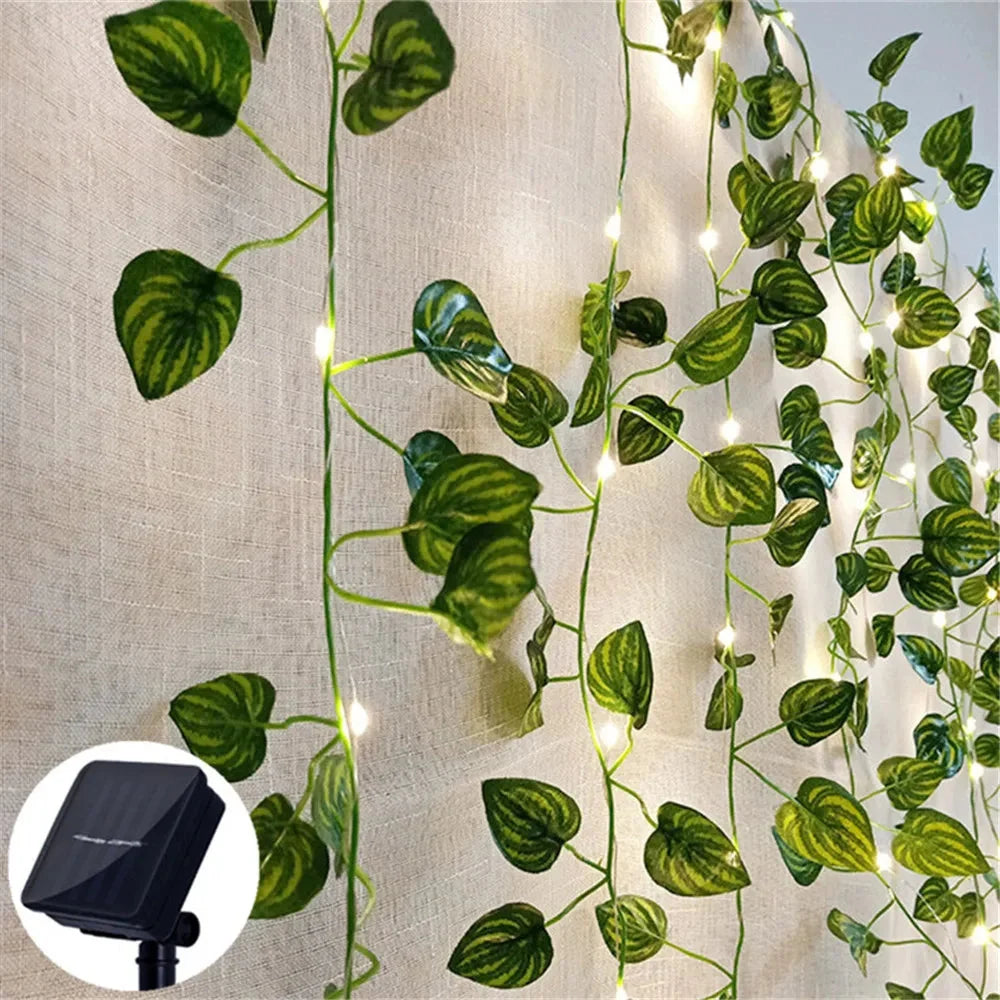 Outdoor Solar String Lights Floral Warm White Weatherproof