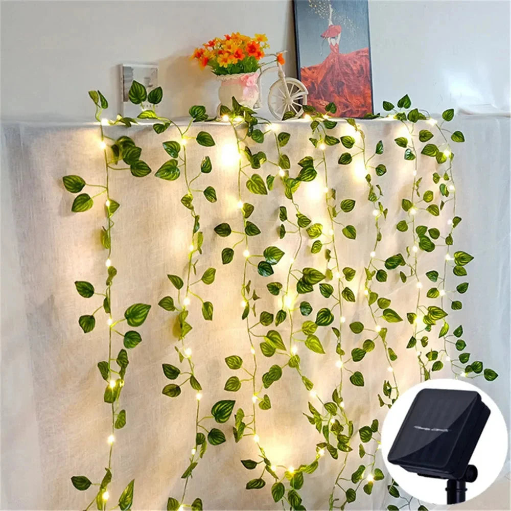 Outdoor Solar String Lights Floral Warm White Weatherproof