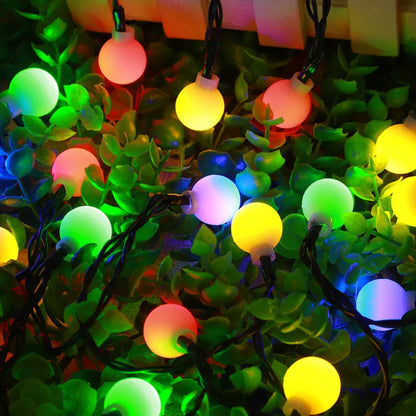 Outdoor String Lights Solar Dusk-to-Dawn IP65 Waterproof