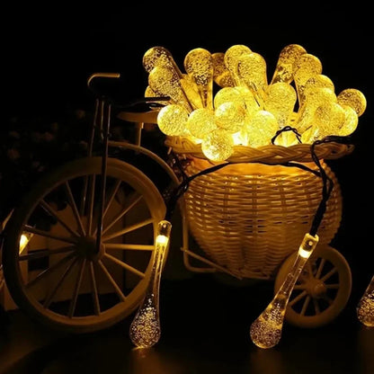 Outdoor String Lights Solar Powered IP65 Weatherproof