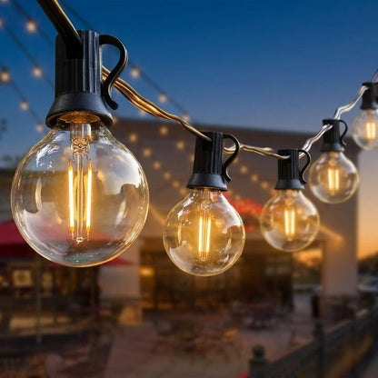 Outdoor String Lights Warm White LED Weatherproof