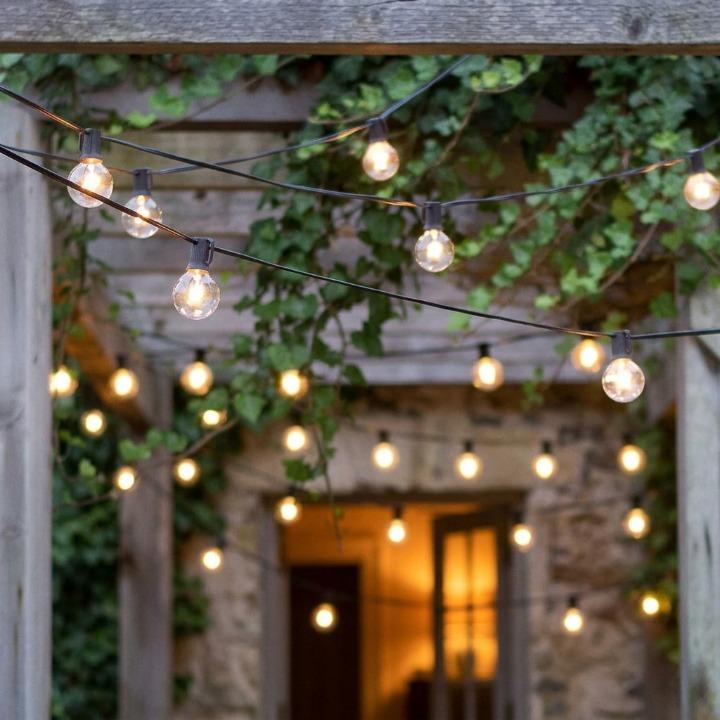 Outdoor String Lights Warm White LED Weatherproof