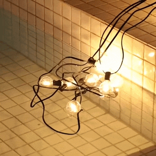 Outdoor String Lights Warm White LED Weatherproof
