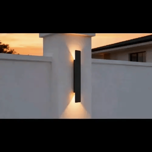 Outdoor Wall Light Bidirectional Up-Down LED IP65 Weatherproof Aluminum