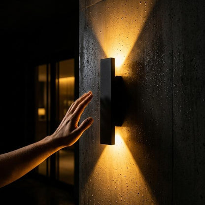 Outdoor Wall Light Bidirectional Up-Down LED IP65 Weatherproof Aluminum