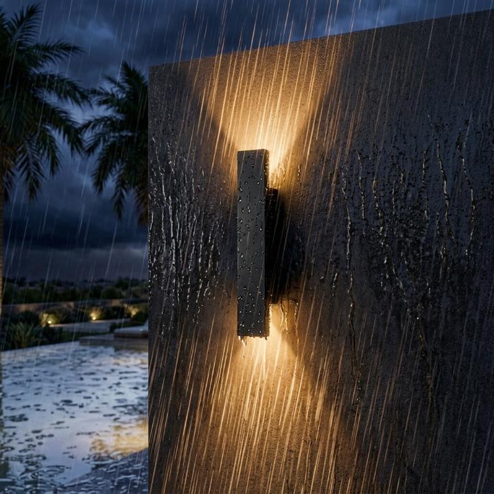Outdoor Wall Light Bidirectional Up-Down LED IP65 Weatherproof Aluminum