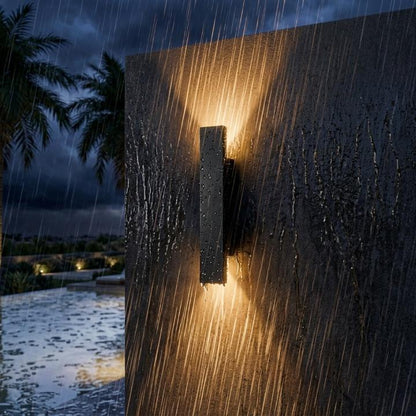 Outdoor Wall Light Bidirectional Up-Down LED IP65 Weatherproof Aluminum