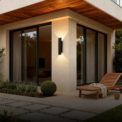 Outdoor Wall Light Bidirectional Up-Down LED IP65 Weatherproof Aluminum