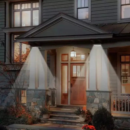 Outdoor Wall Light Solar Motion Sensor & Remote Control