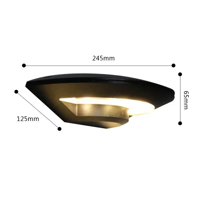 Outdoor Wall Light Warm White LED IP65