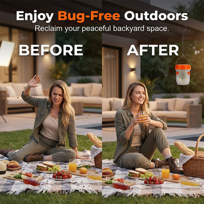 Outdoor Wasp Trap Solar-Powered Anti-Escape Entrance