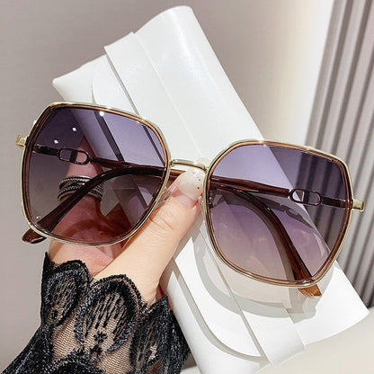Oversized Sunglasses Polarized 100% UV Lightweight Metal Frame