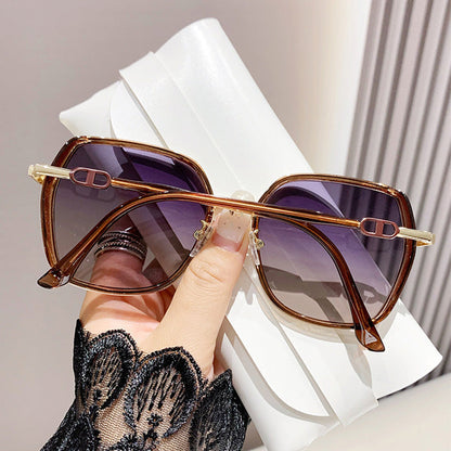 Oversized Sunglasses Polarized 100% UV Lightweight Metal Frame