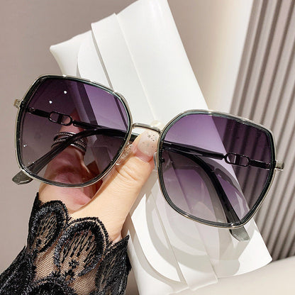 Oversized Sunglasses Polarized 100% UV Lightweight Metal Frame