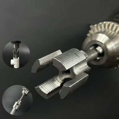 PVC Pipe Threader & Cutter Dual-Thread Drill-Compatible