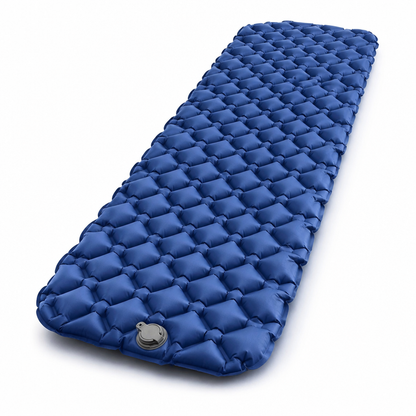Packable Inflatable Camping Sleeping Pad With Ergonomic Air Chambers (520 g)