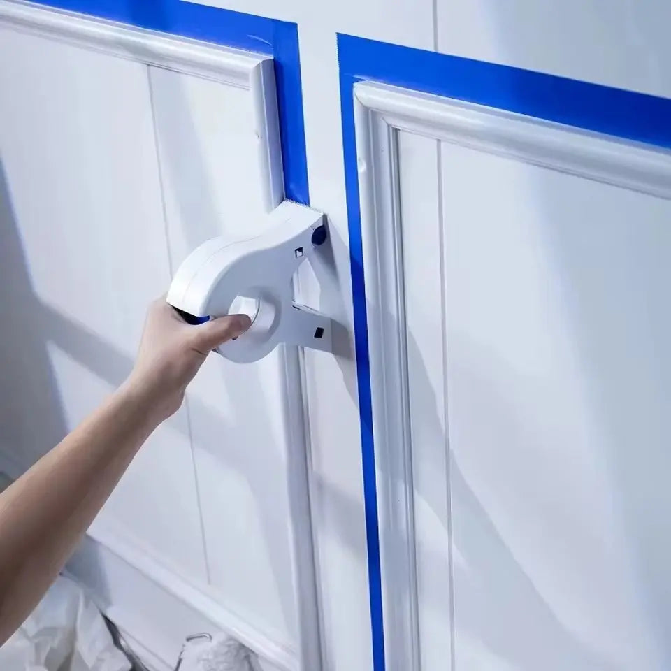 Paint Tape Applicator One-Step Application Integrated Cutter