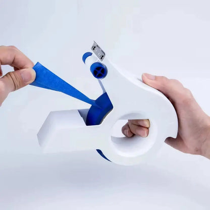 Paint Tape Applicator One-Step Application Integrated Cutter