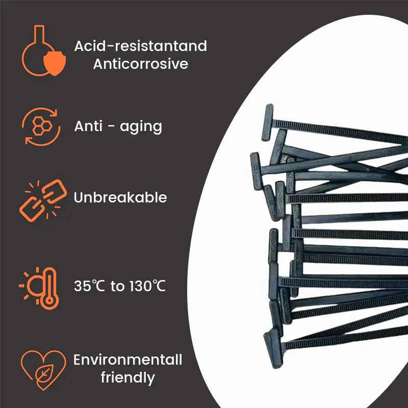 Panel Clips Universal Fit Nylon Tool-Free Corrosion-Resistant