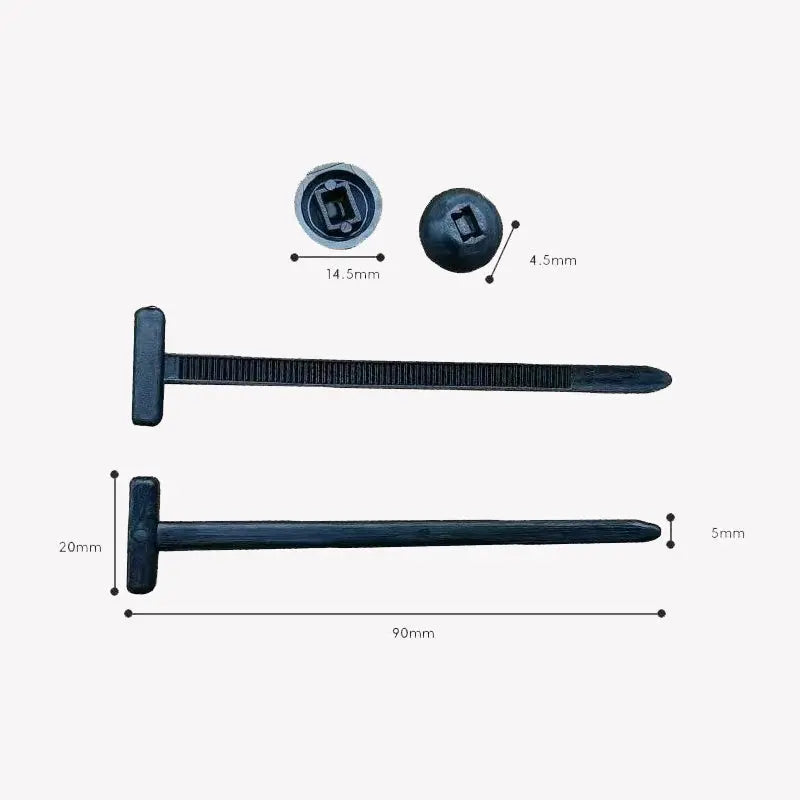 Panel Clips Universal Fit Nylon Tool-Free Corrosion-Resistant